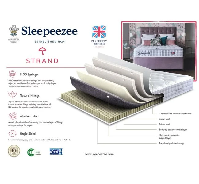 Sleepeezee Strand 1400 Divan